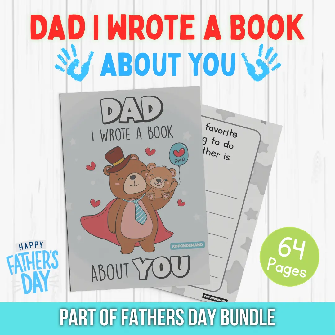 Dad I Wrote a Book about you