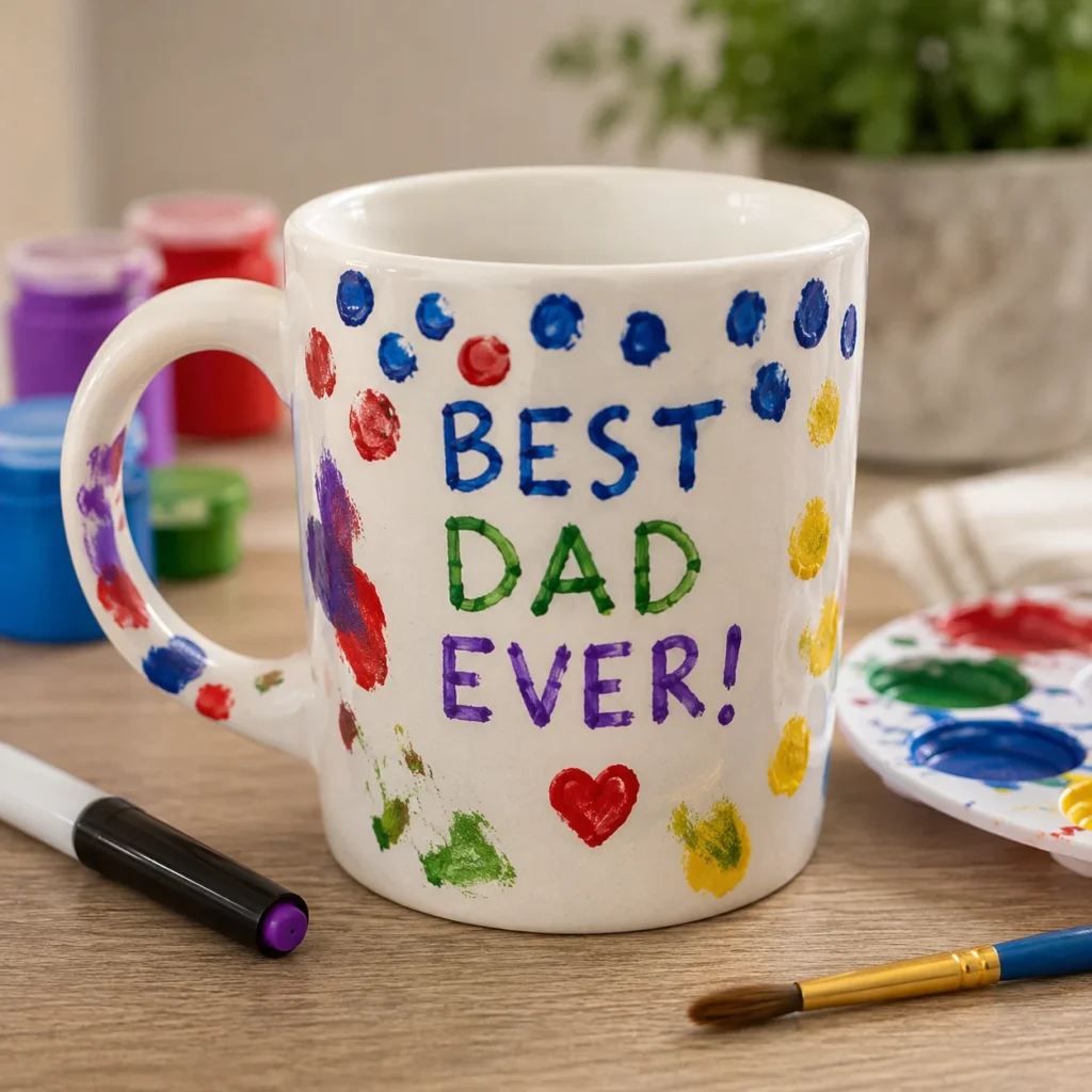 Toddler Painted Coffee Mug