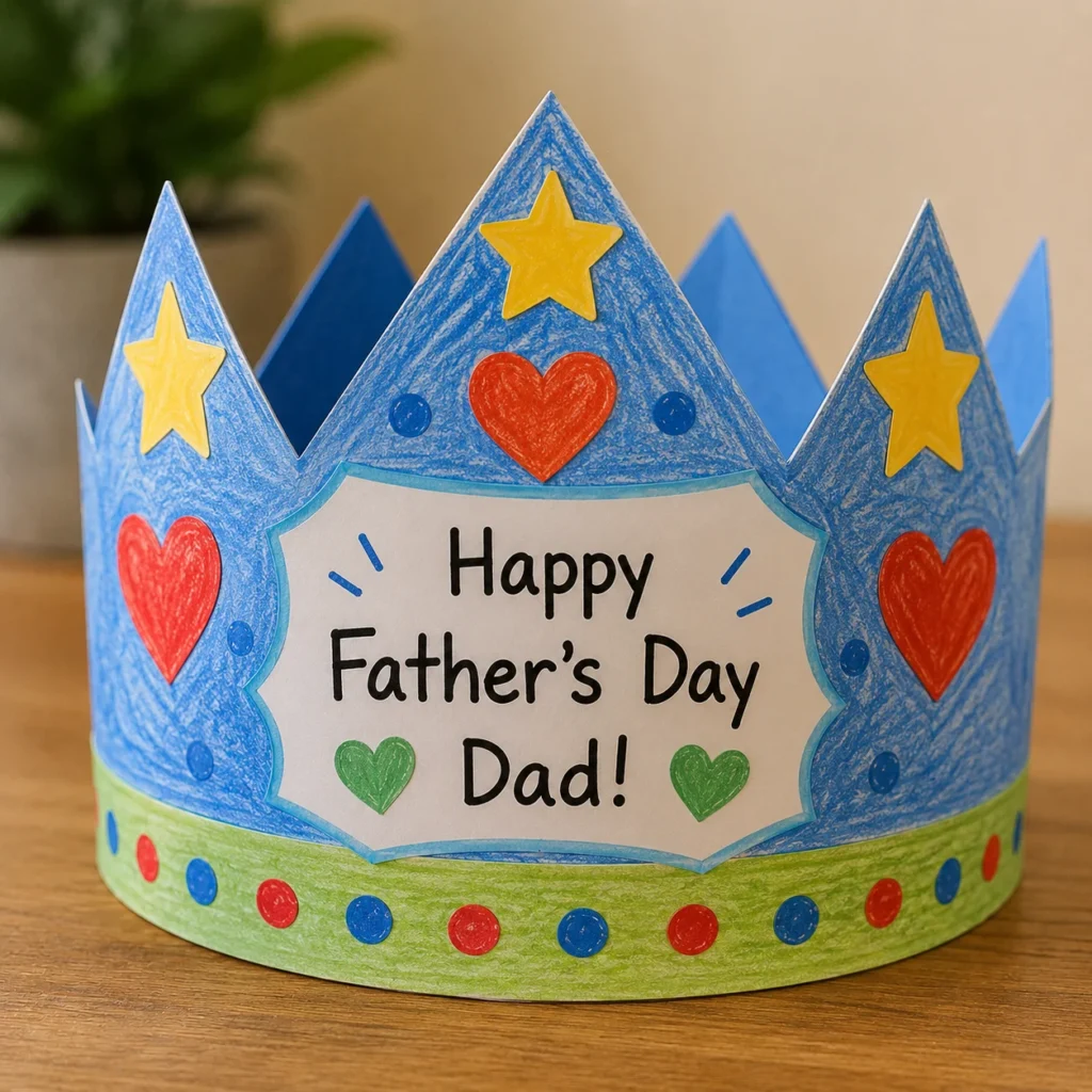 Fathers Day Crown for Dad