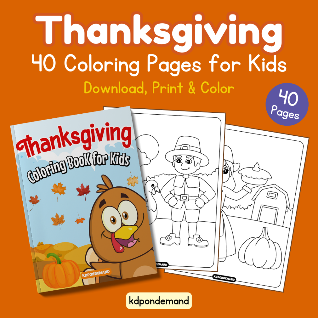 Thanksgiving Coloring Pages Printable for Kids