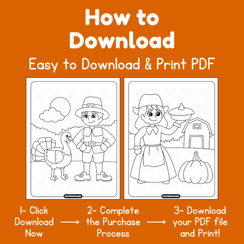 Thanksgiving Coloring Pages Printable for Kids