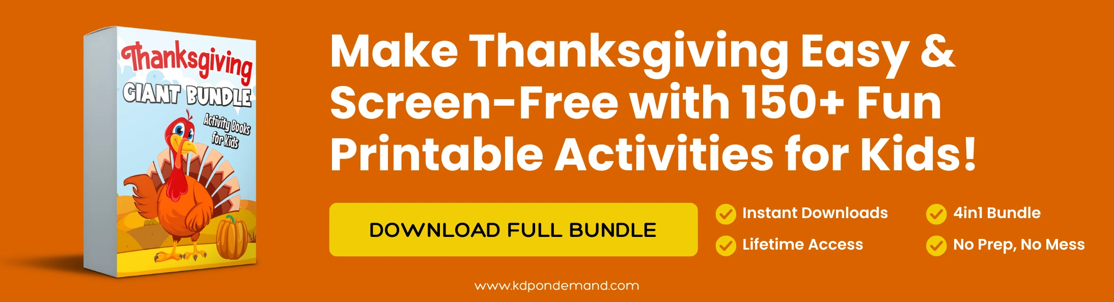 thanksgiving Activity Pages Bundle
