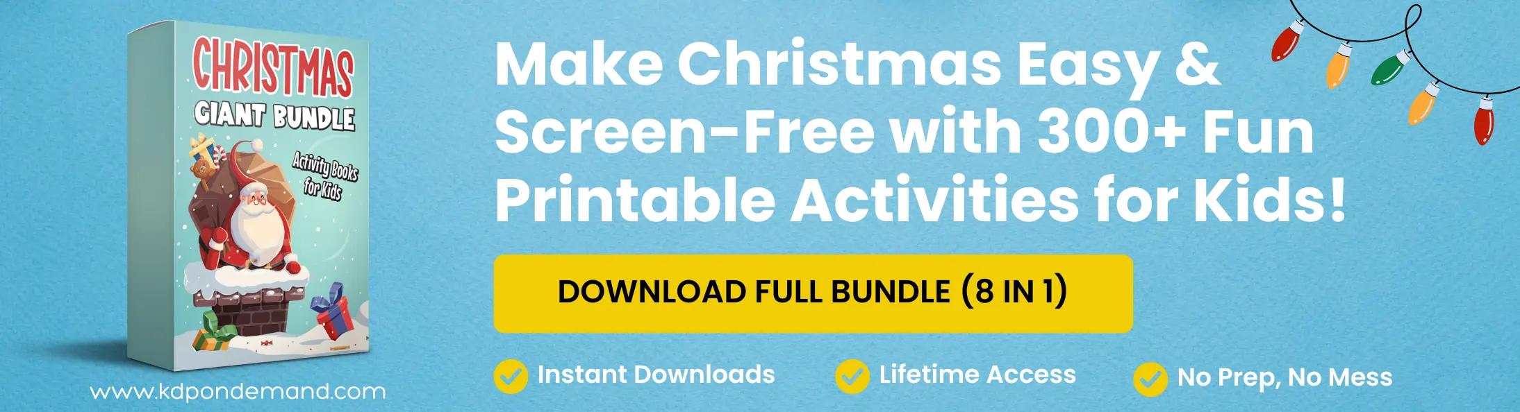 Christmas Activity Pages Bundle