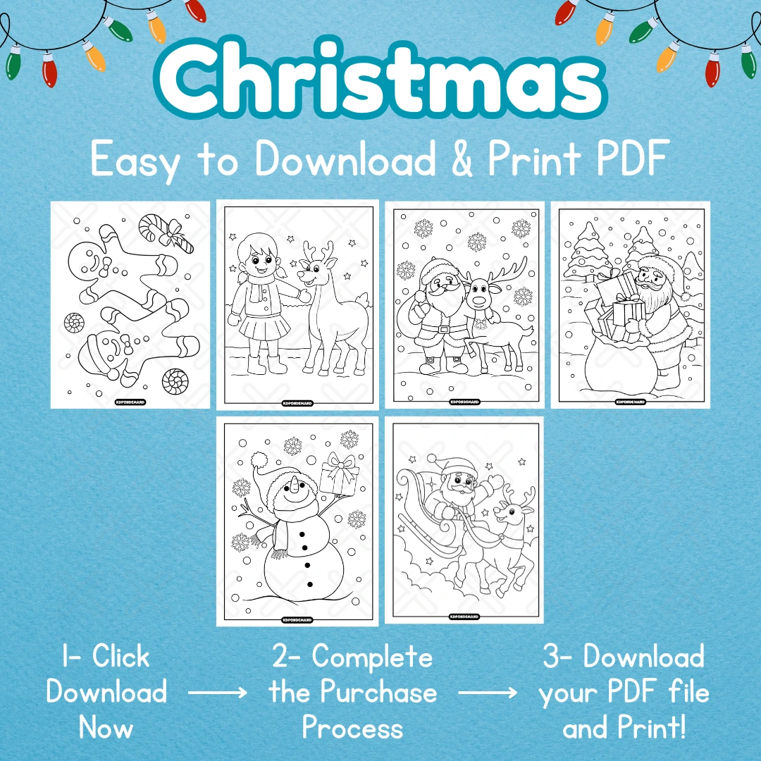 Christmas Coloring Pages for Kids