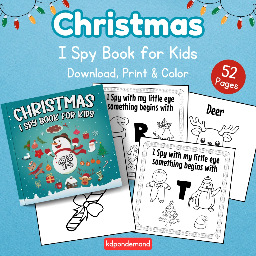 I Spy Christmas book printable