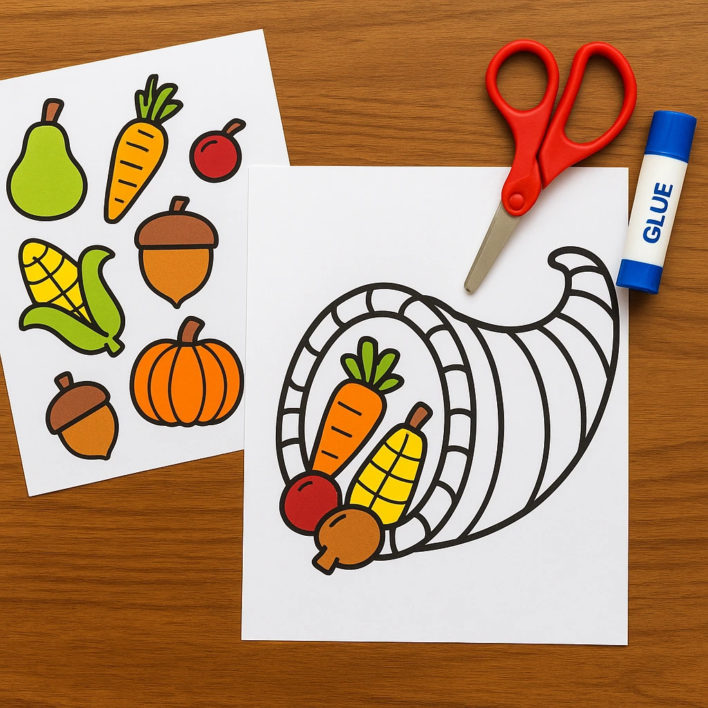 Cut & Paste Cornucopia