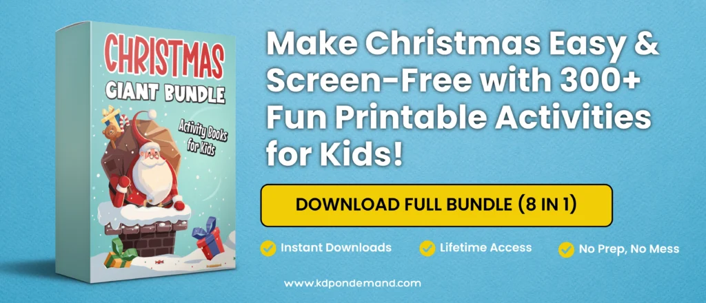 christmas Activity pages bundle