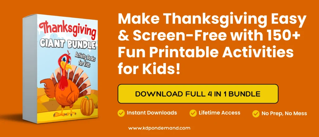 thanksgiving Activity Pages bundle