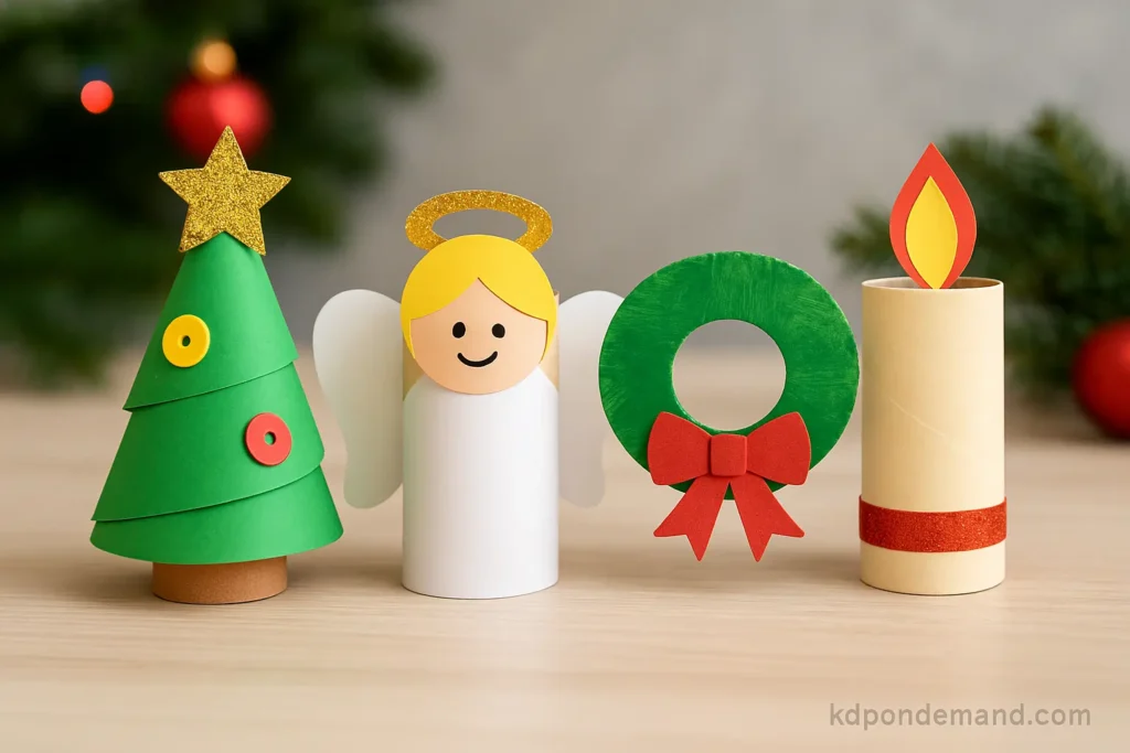 Christmas Decorations Toilet Paper Roll Christmas Crafts