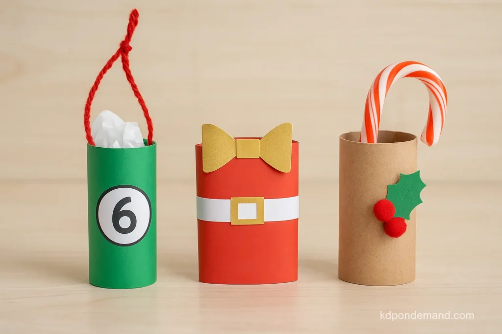 Gift & Treat Holder Toilet Paper Roll Christmas Crafts