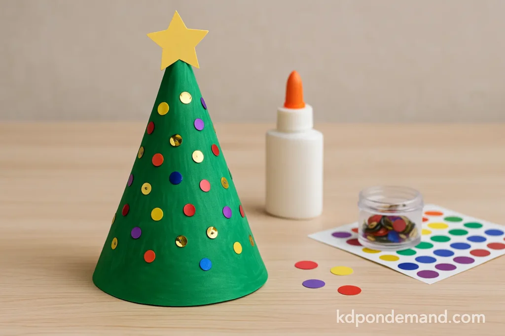 Cone Cup Christmas Tree craft