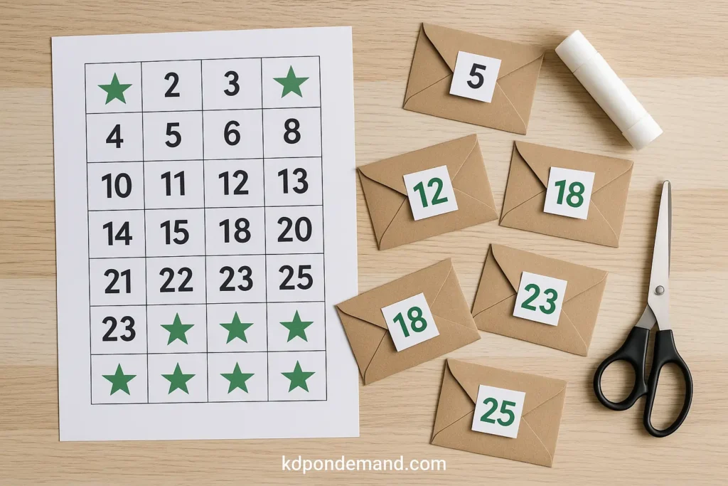 Printable Christmas Advent Calendar