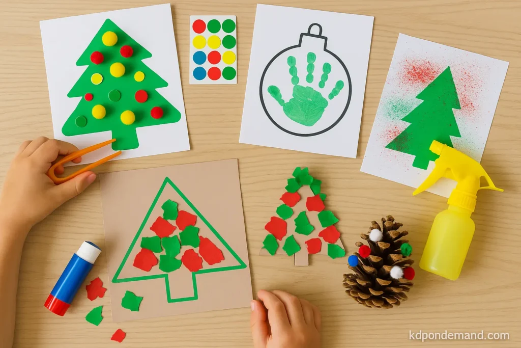 Crafting & Decorating Christmas Fine Motor Activities