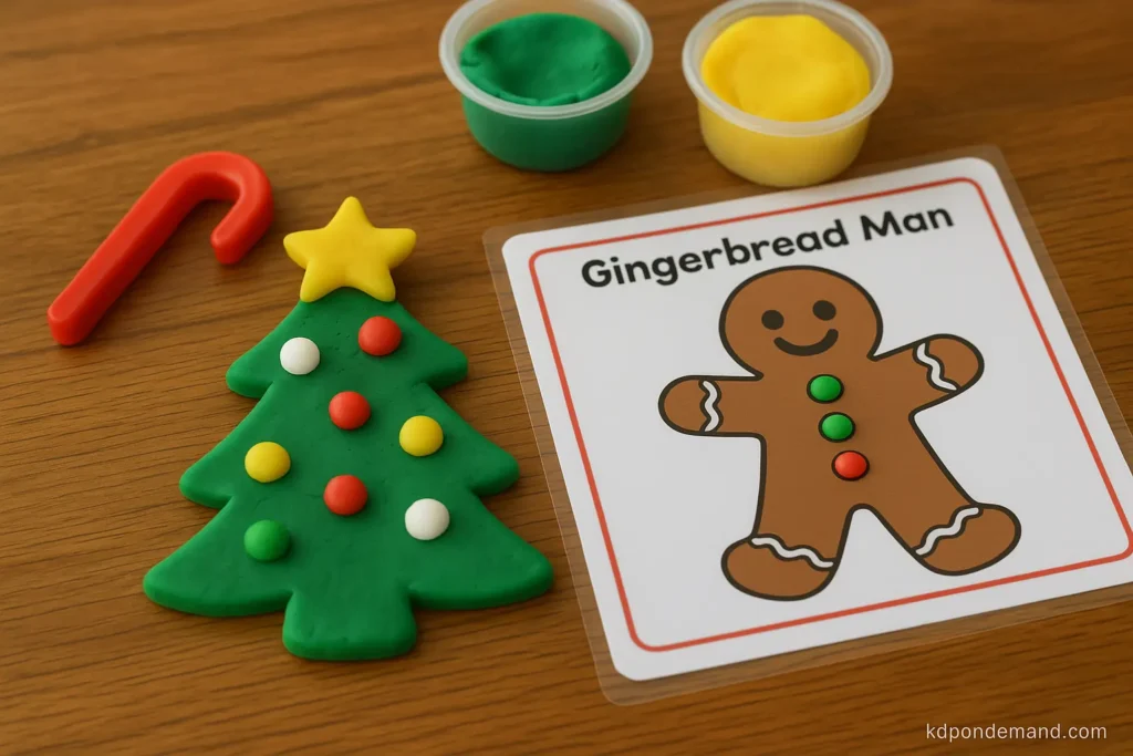Playdough & Sensory Christmas Fine Motor Activities
