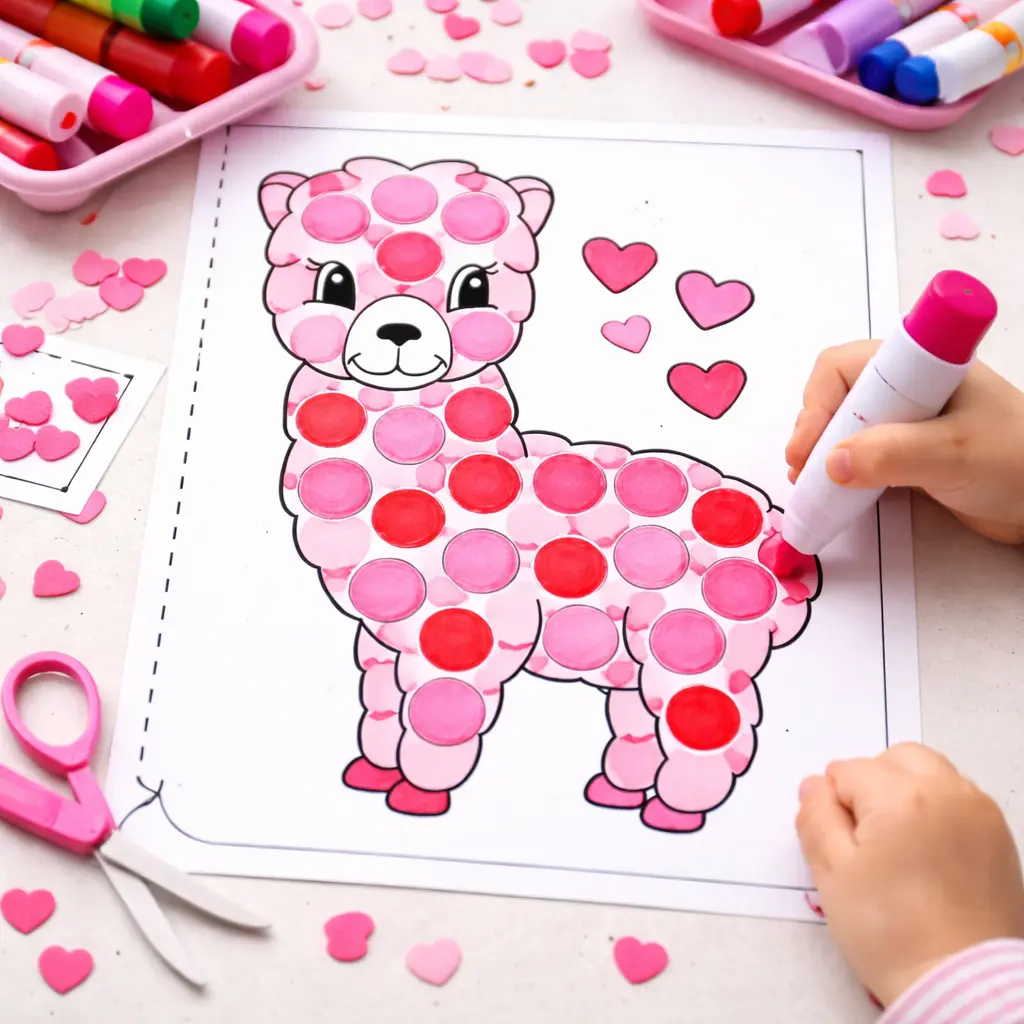 Valentine Dot Marker Printables