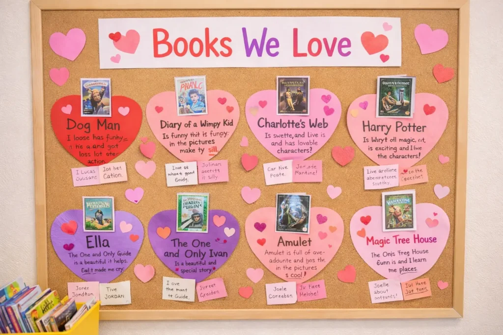 “Books We Love” Classroom Display