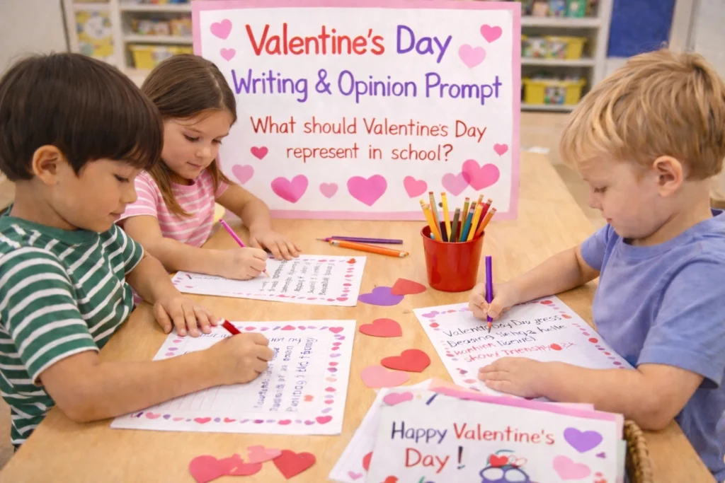 Valentines Day Writing & Opinion Prompt