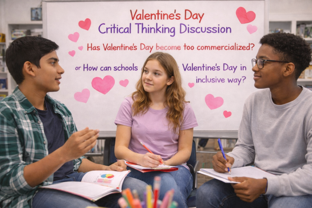 Valentines Day Critical Thinking Discussion or Essay