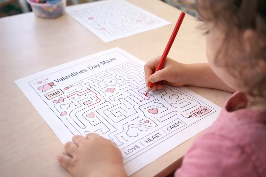 Valentines Day Mazes (Advanced Level)