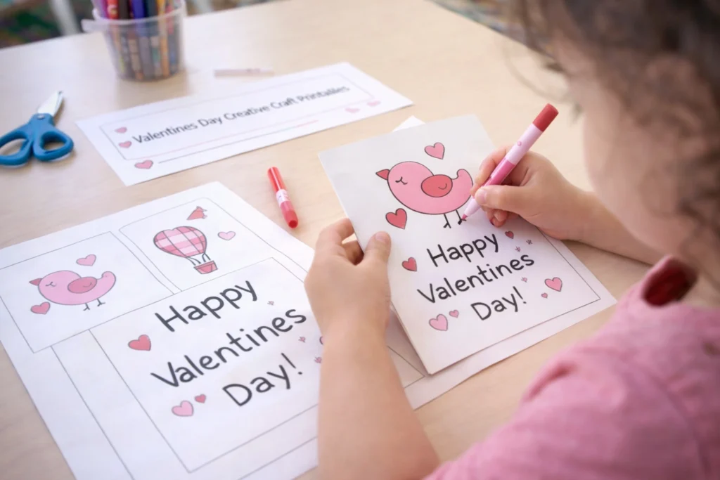 Valentines Day Creative Craft Printables