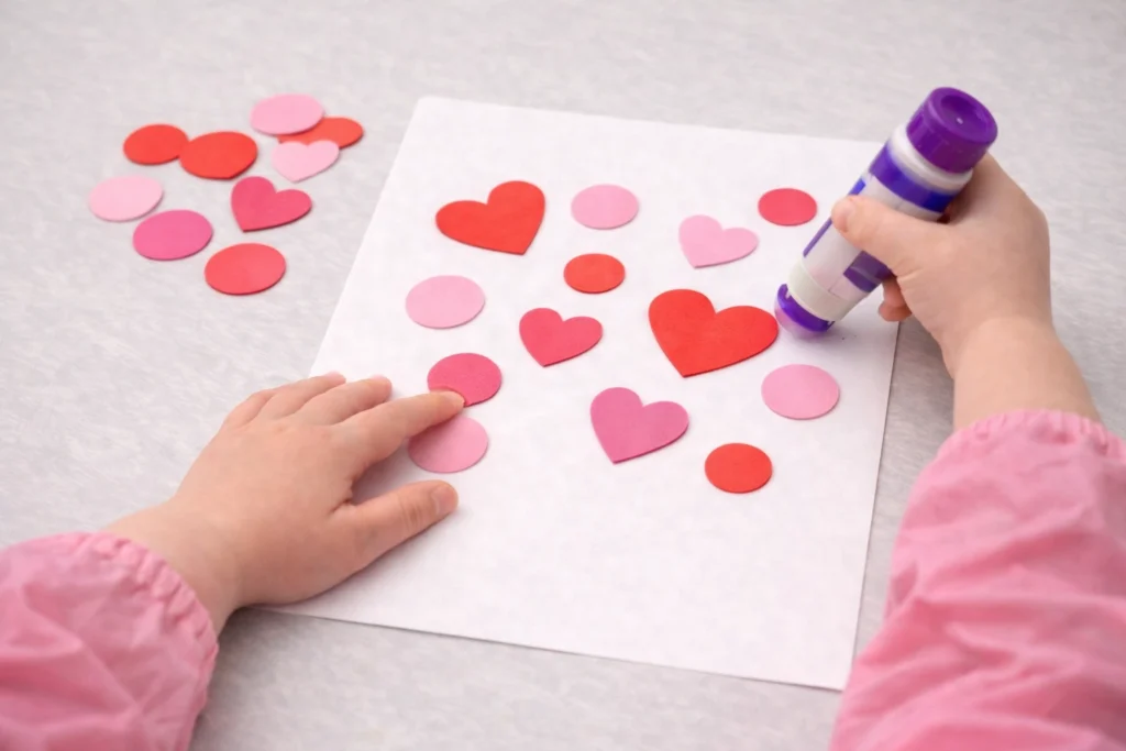 Valentines Day Shape Collage