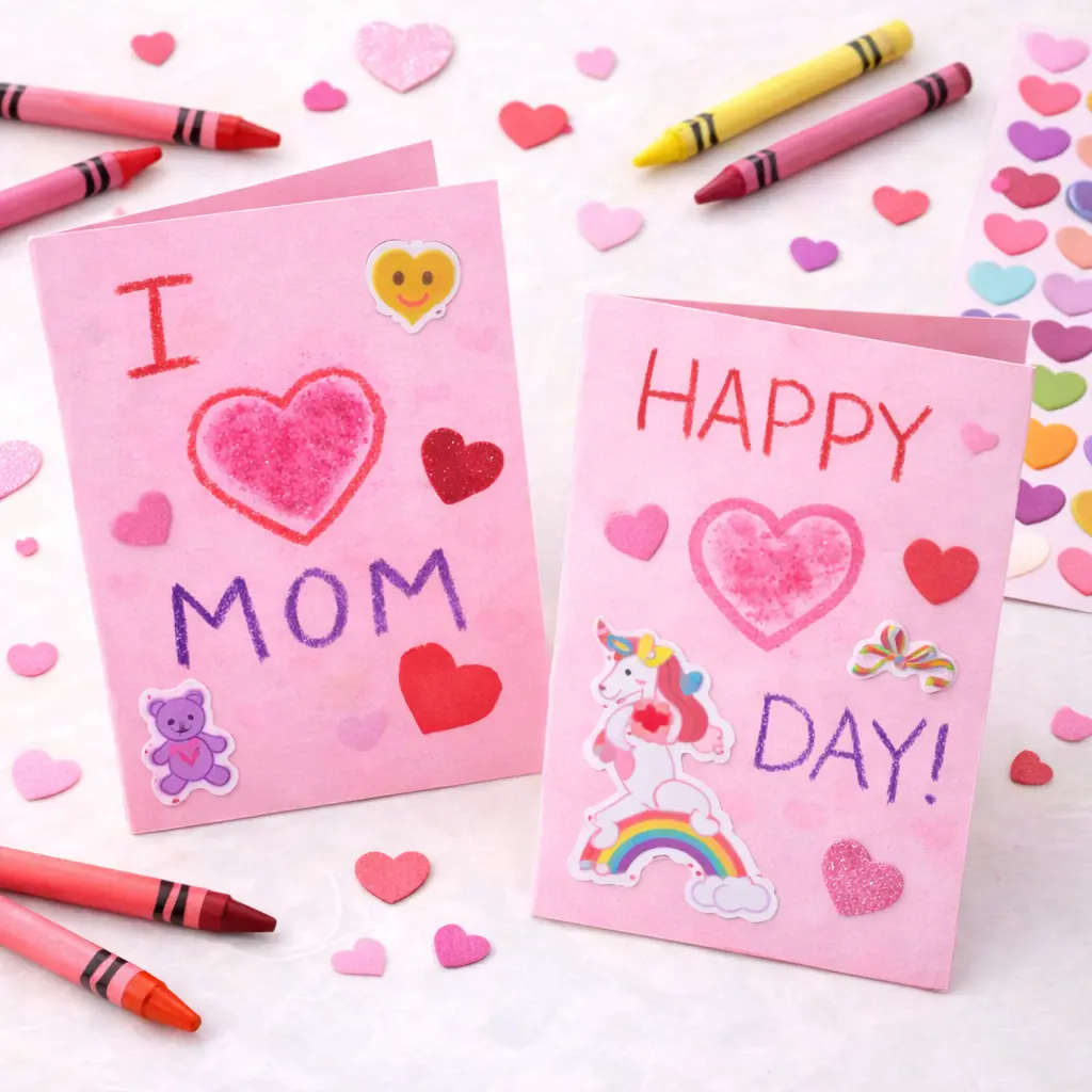 valentines day craft preschool: Simple Valentines Card Craft