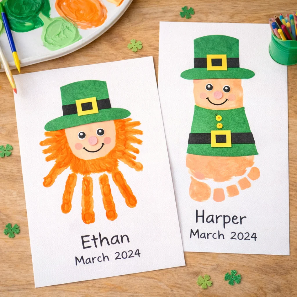 Handprint or Footprint Leprechaun