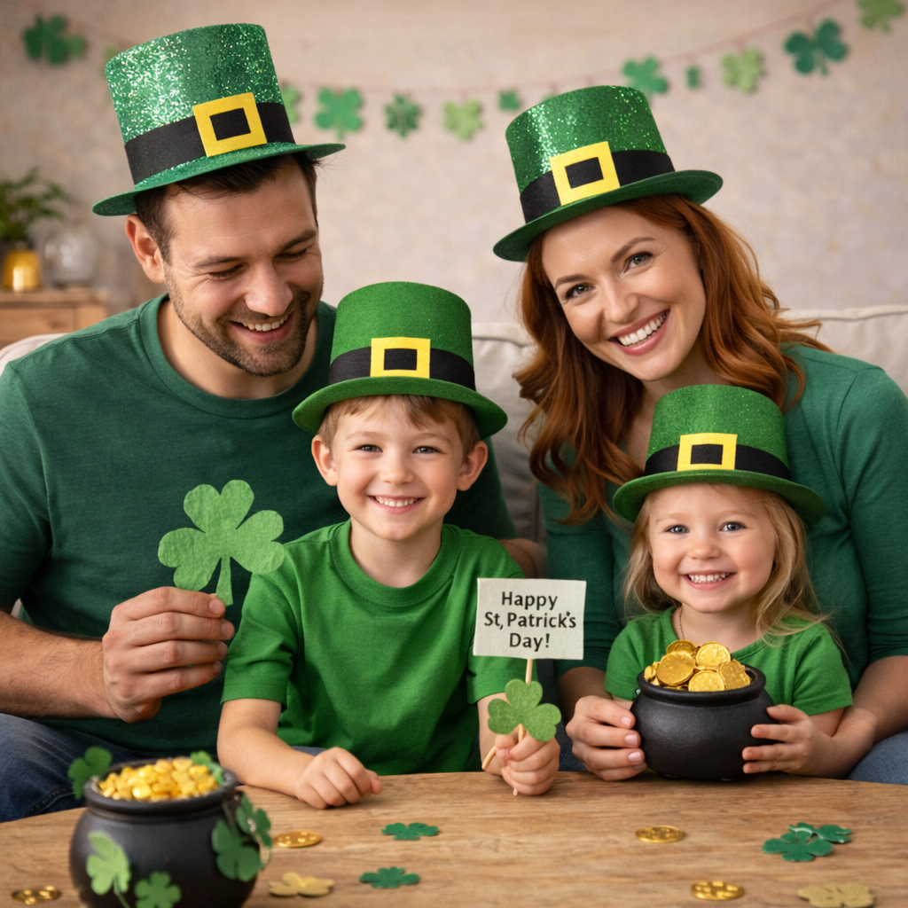 celebrating st patricks day at home