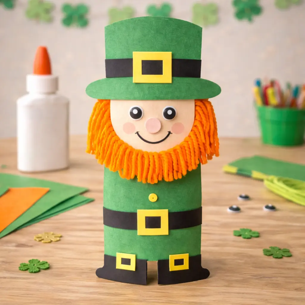 Toilet‑Paper‑Roll Leprechaun