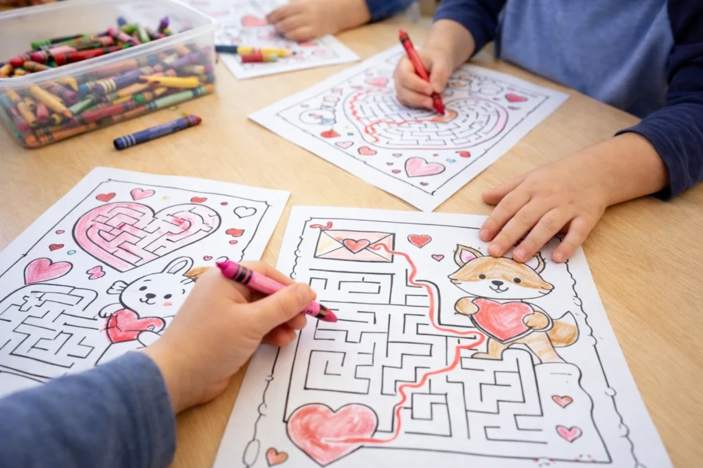Valentines Day Mazes