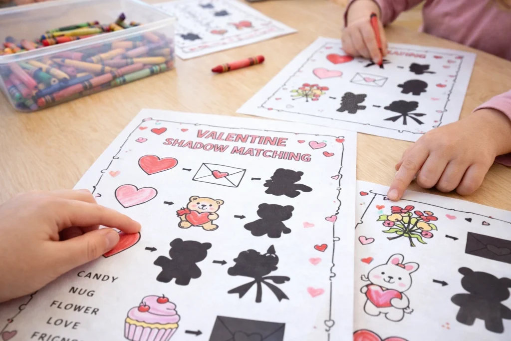 Valentines Day Shadow Matching