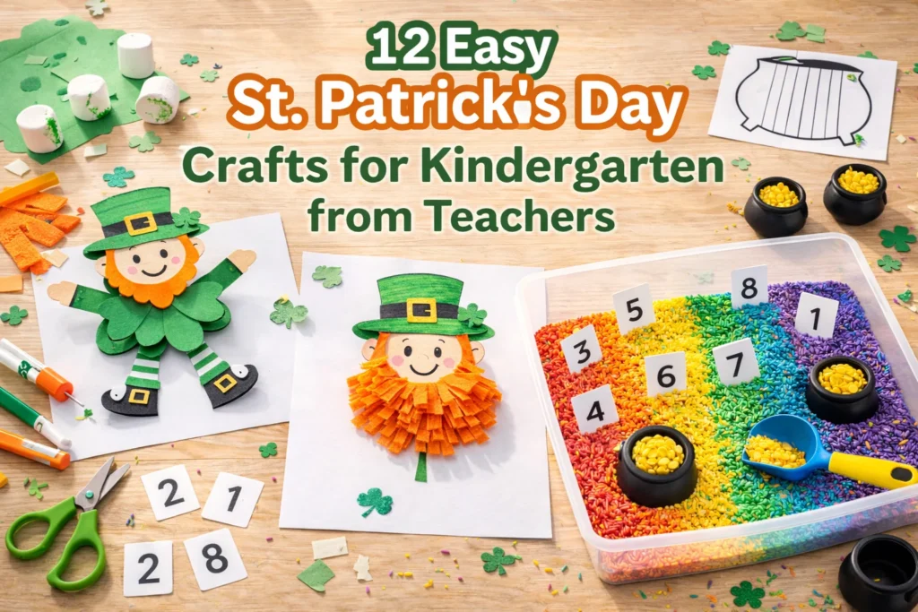 12 Easy St Patricks Day Crafts for Kindergarten from Teachers