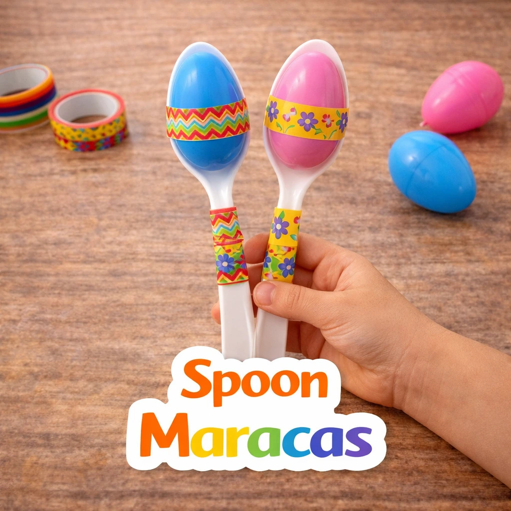 Spoon Maracas cinco de mayo craft