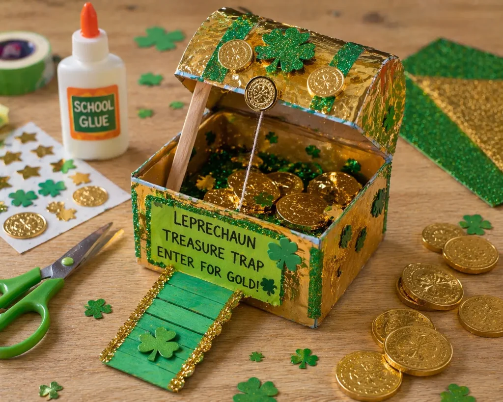 Mini Treasure Chest leprechaun Trap