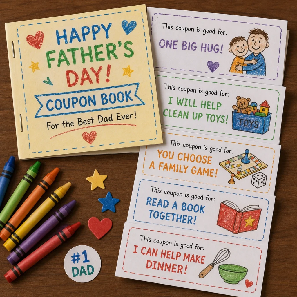 Father’s Day Coupon Book