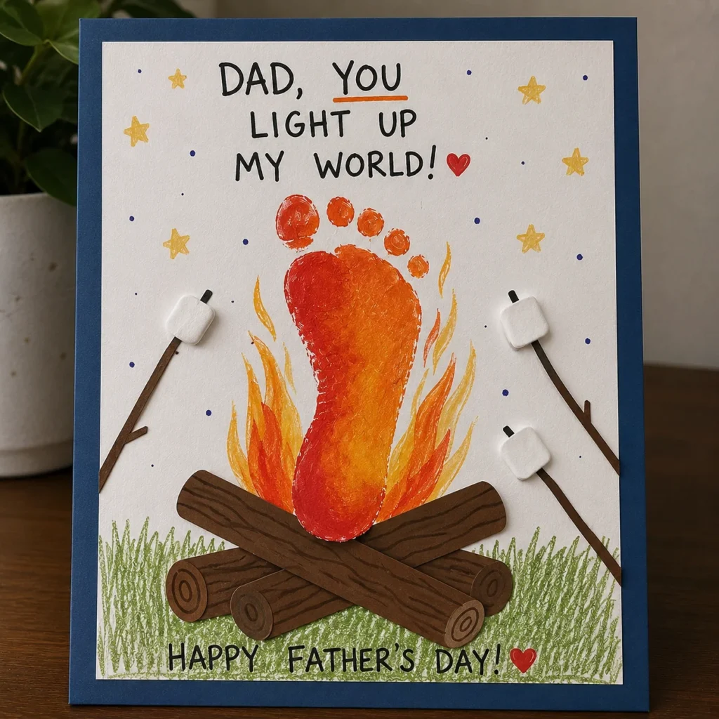 Footprint Campfire Craft