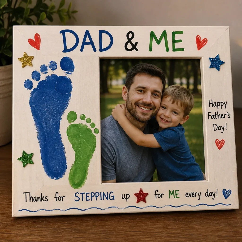 Footprint “Dad and Me” Frame