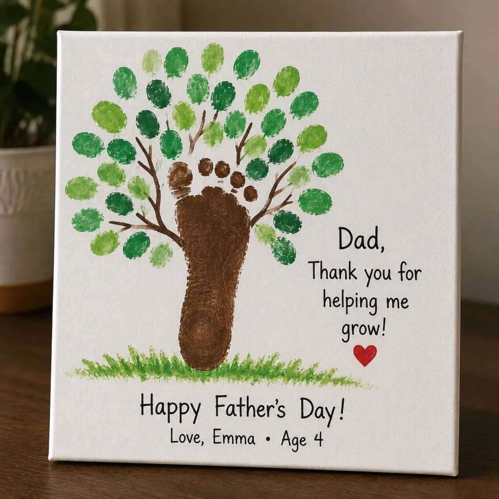 Footprint Tree Keepsake