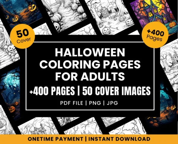 kdp coloring book halloween coloring pages