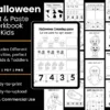 Halloween Cut & Paste Scissor Skills Activity Book for Kids