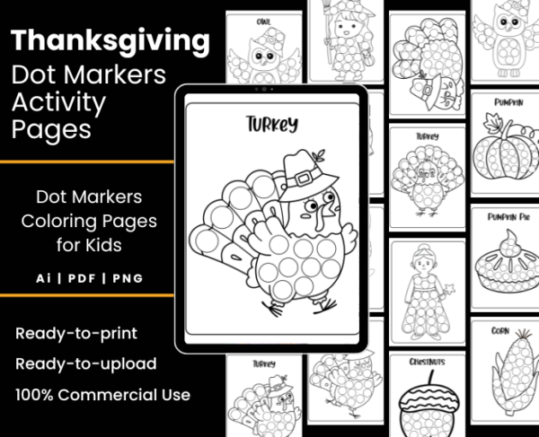 Thanksgiving Activity Books Giant Bundle