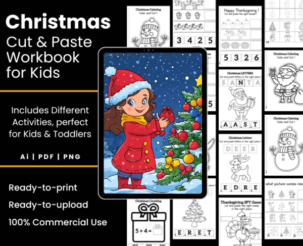 Christmas Activity Books for Kids