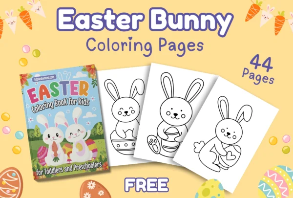Easter Bunny Coloring Pages for Kids