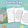 Easter Egg Coloring Pages for Kids