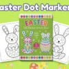 Easter Dot Markers Activity pages Book for kids