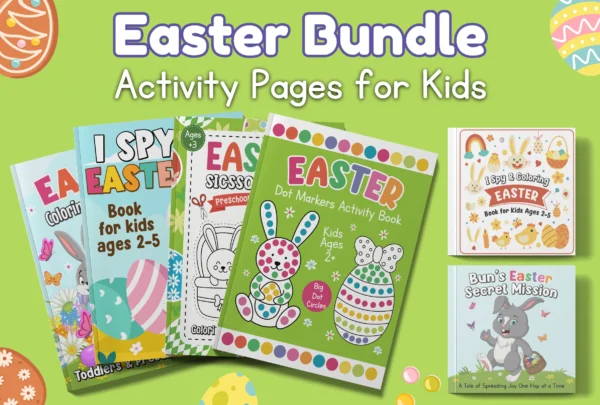 Easter Activity Pages for Kids Bundle