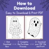 dot markers activity book - Halloween Coloring Pages