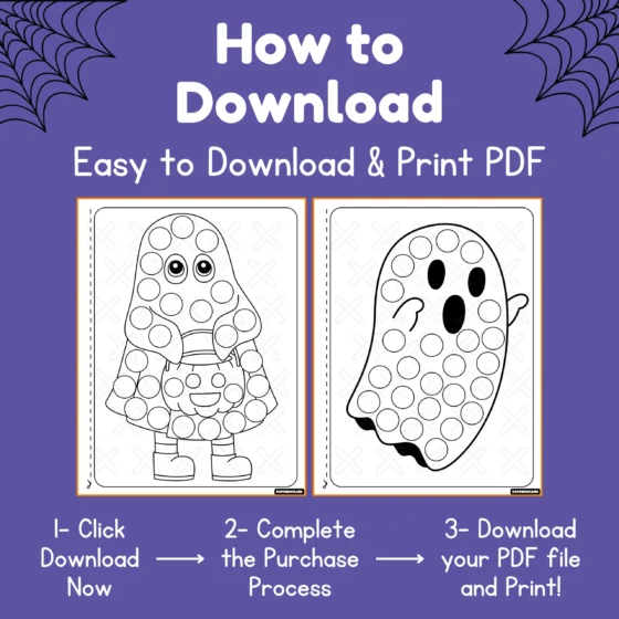 dot markers activity book - Halloween Coloring Pages