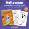 dot markers activity book - Halloween Coloring Pages