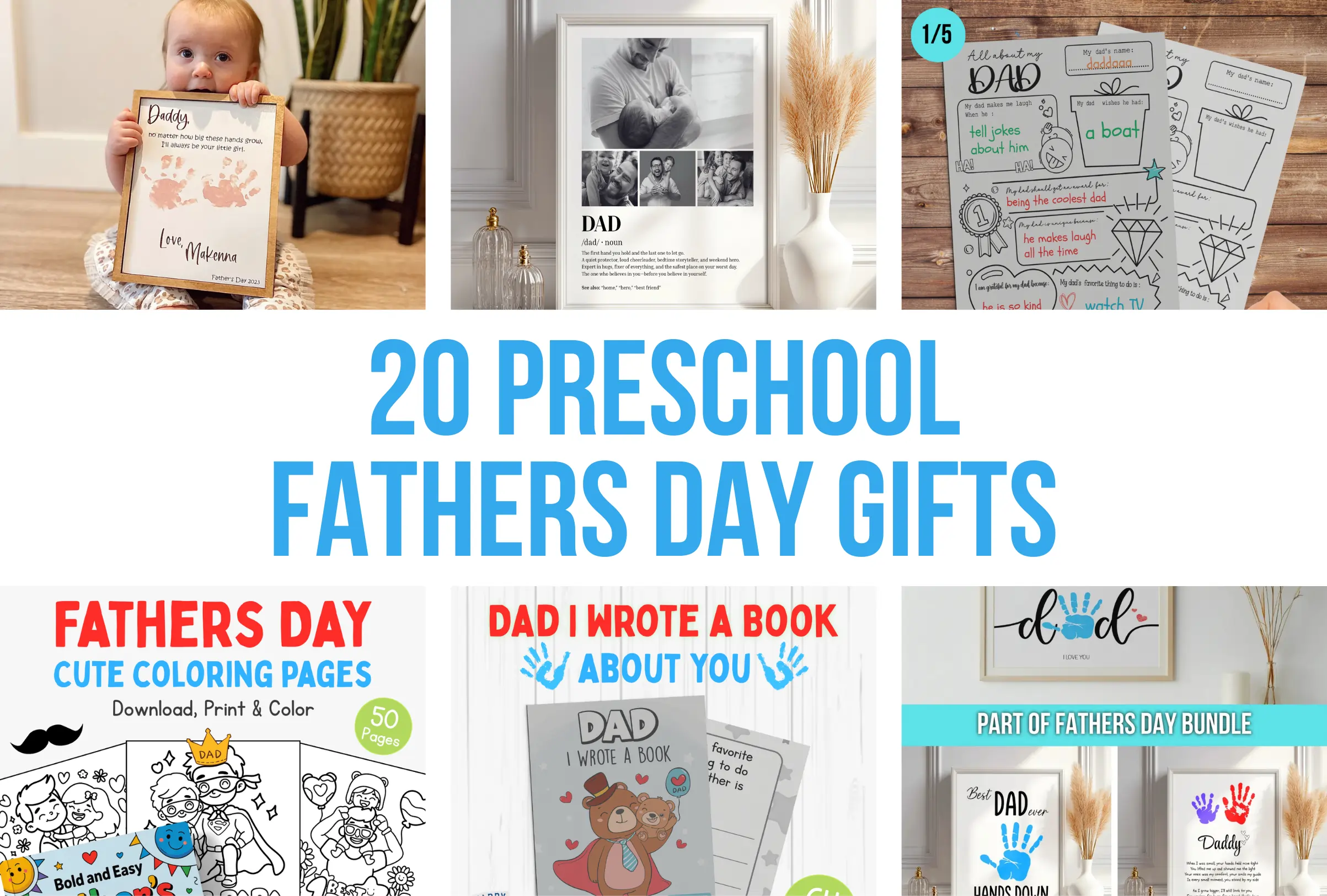 Preschool Fathers Day Gifts